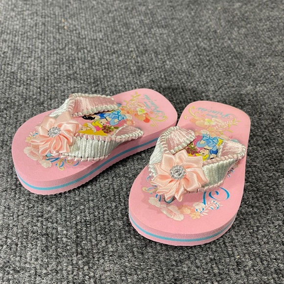 *NWT  Disney Princess Handmade Flip Flops Sz 5-6 - Picture 6 of 11